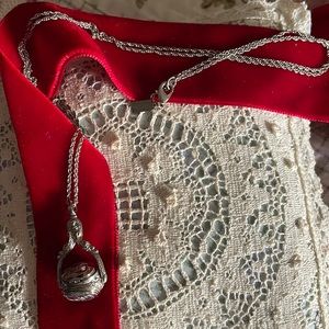 Silver Locket with 3 Picture Frames